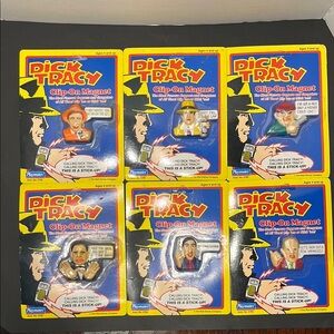 Dick Tracy Clip-On Magnet Collection! 🕵️‍♂️✨